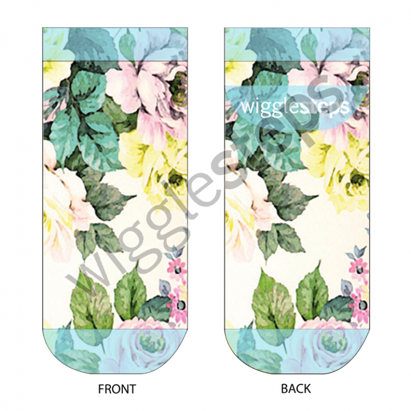 Wigglesteps Damen - Sneaker - Style: 01169 - Flowers Dezent