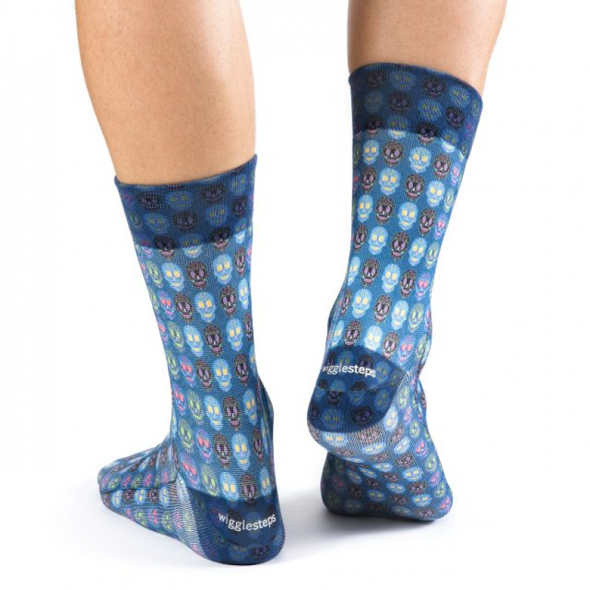 Wigglesteps Herren - Socken - Style: 01313 - Diamant Skull