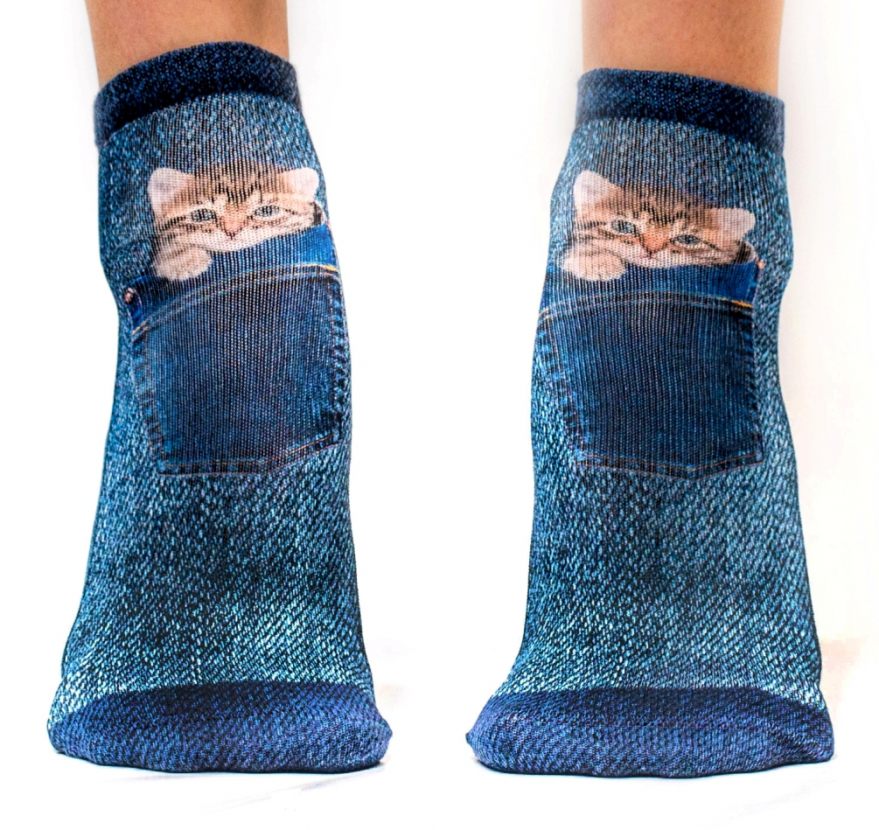 Wigglesteps Damen - Sneaker - Style: 02141 - Jeans Cat