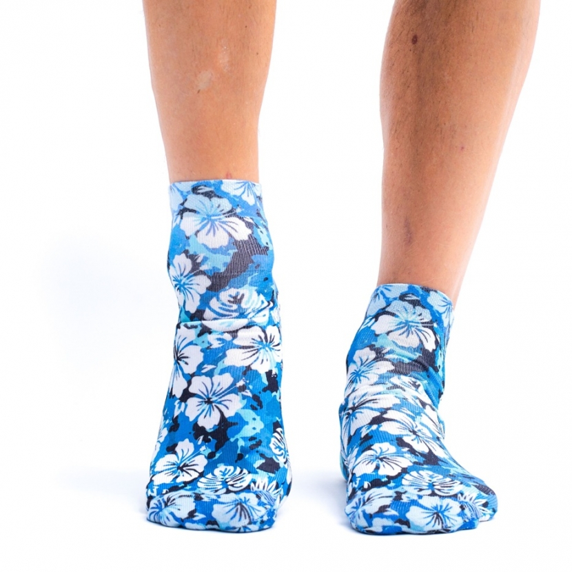 Wigglesteps Herren - Quarter - Style: 02569 - Blue Flower