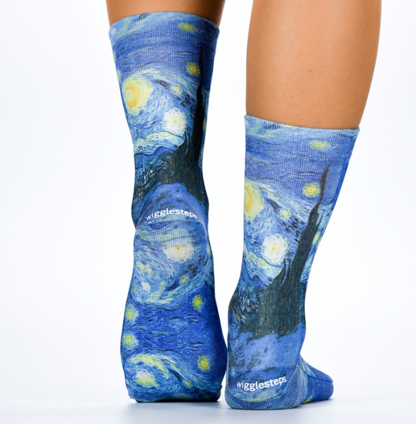 Wigglesteps Damen - Socken - Style: 02907 - van Gogh - Night