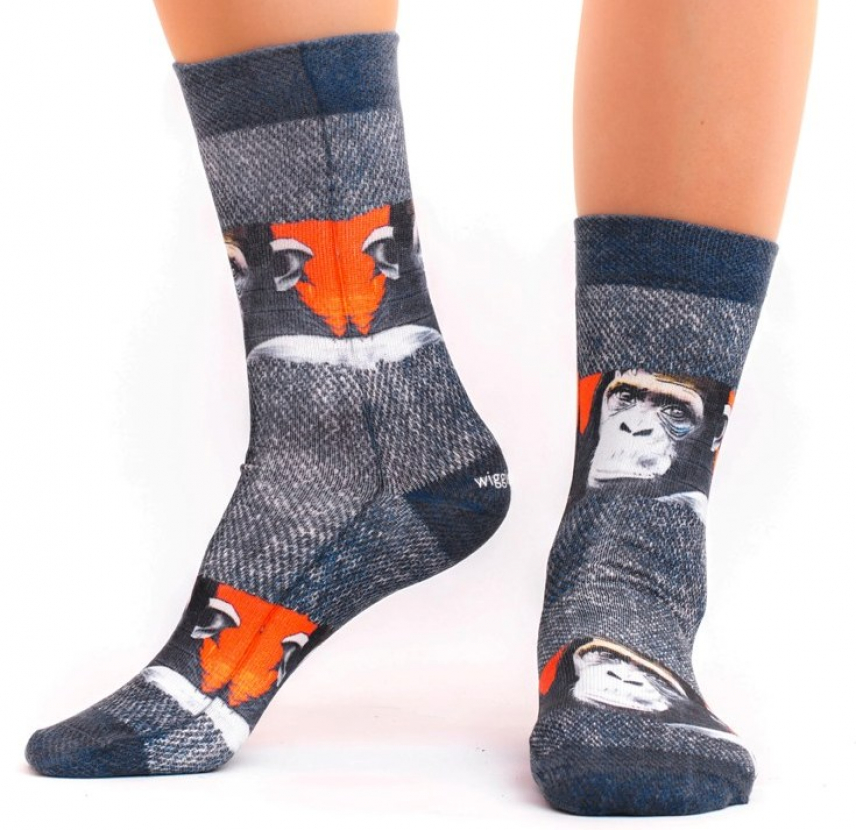 Wigglesteps Damen - Socken - Style: 02916 - Monkey