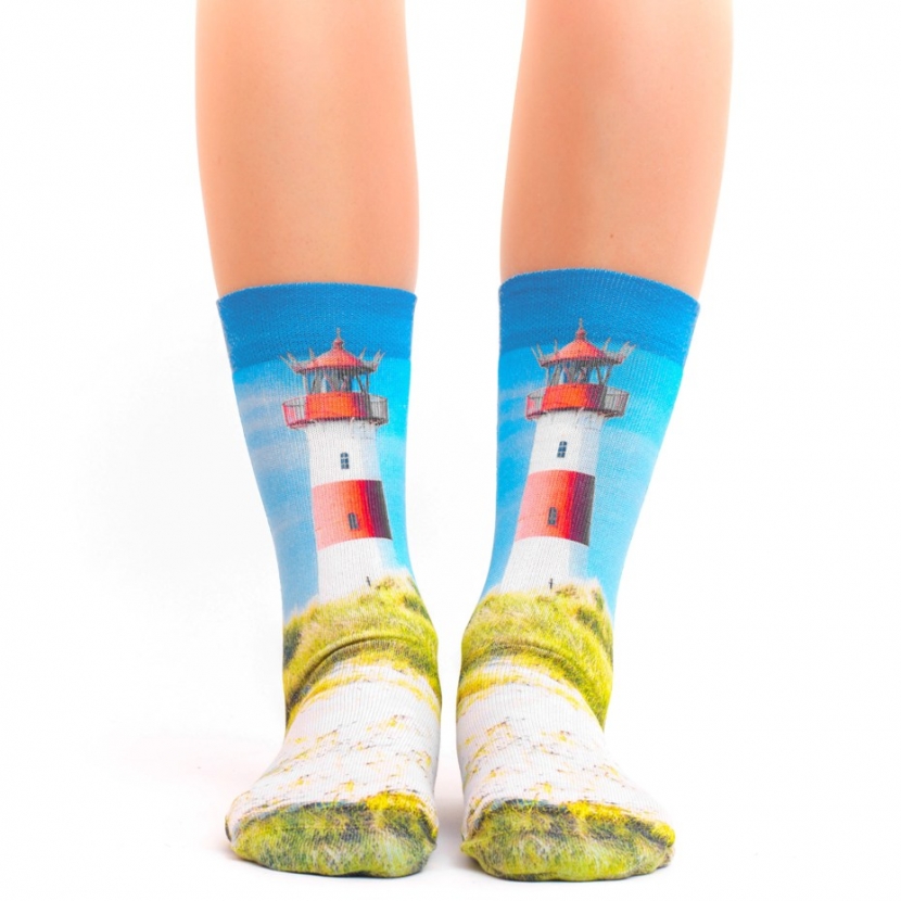 Wigglesteps Damen - Socken - Style: 02923 - Leuchtturm Düne