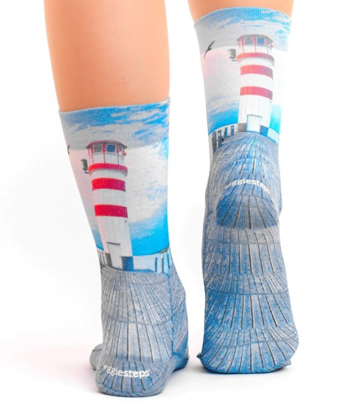 Wigglesteps Damen - Socken - Style: 02924 - Leuchtturm Mole