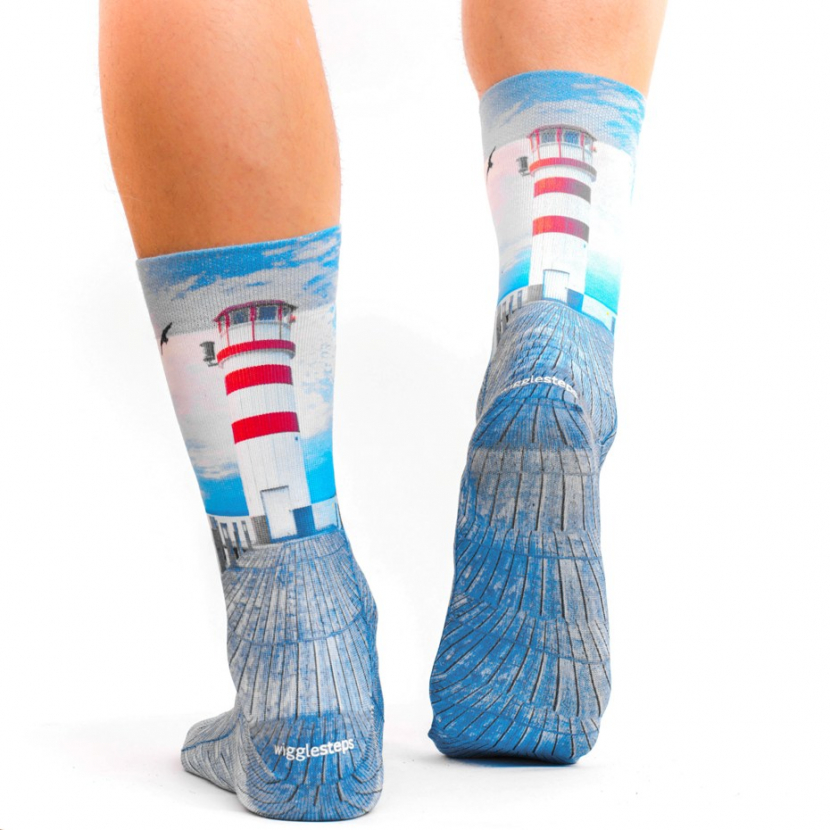 Wigglesteps Herren - Socken - Style: 02956 - Leuchtturm Mole