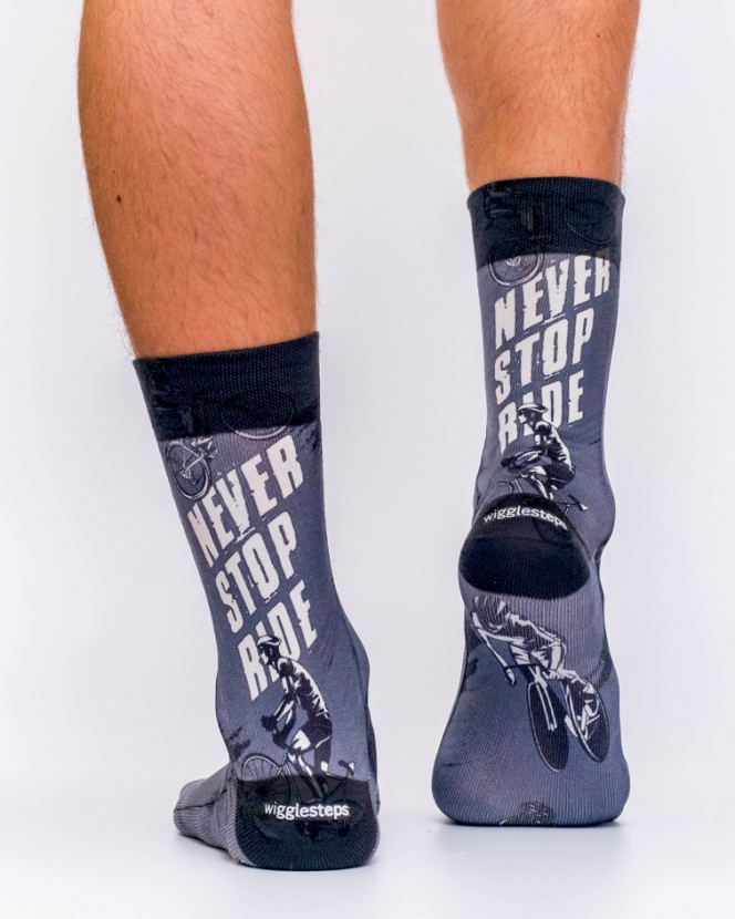 Wigglesteps Herren - Socken - Style: 03155 - Never Stop Ride