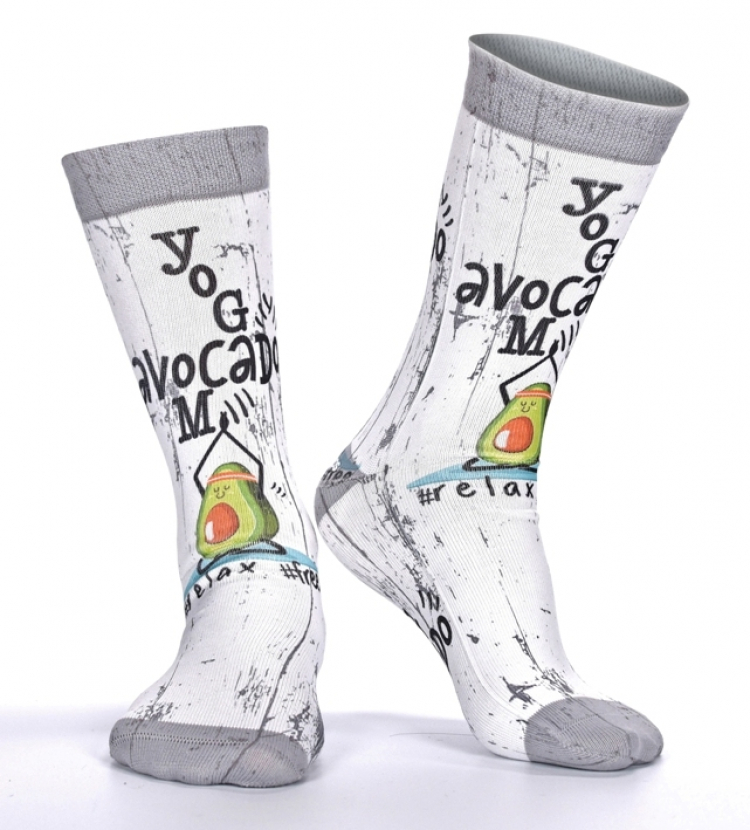 Wigglesteps Damen - Socken - Style: 03428 - Yoga Avocado