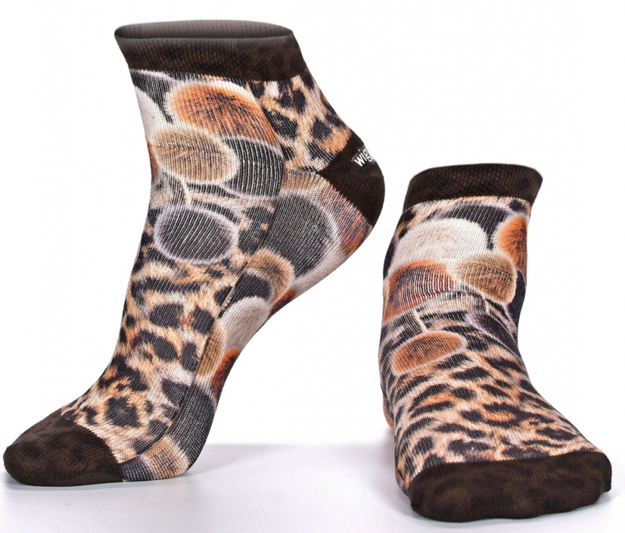 Wigglesteps Damen - Sneaker - Style: 03499 - Leo Pom Pom