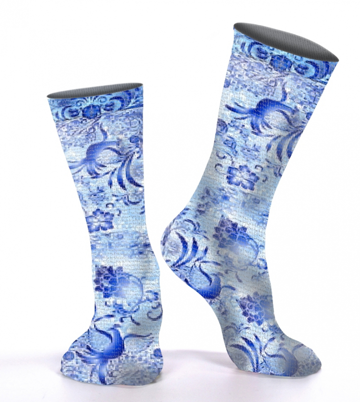 Wigglesteps Damen - Socken - Style: 03504 - Paisley Floral