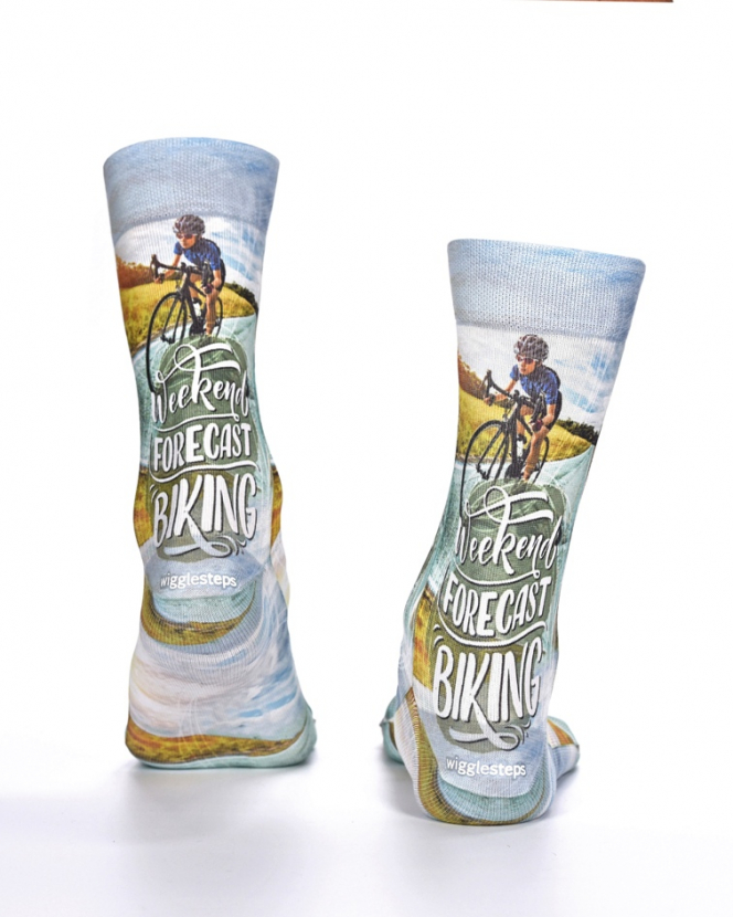 Wigglesteps Herren - Socken - Style: 03553 - Rennrad Wochenende