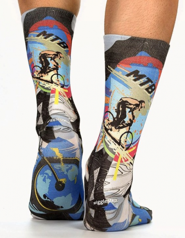 Wigglesteps Herren - Socken - Style: 03766 - Mountainbike