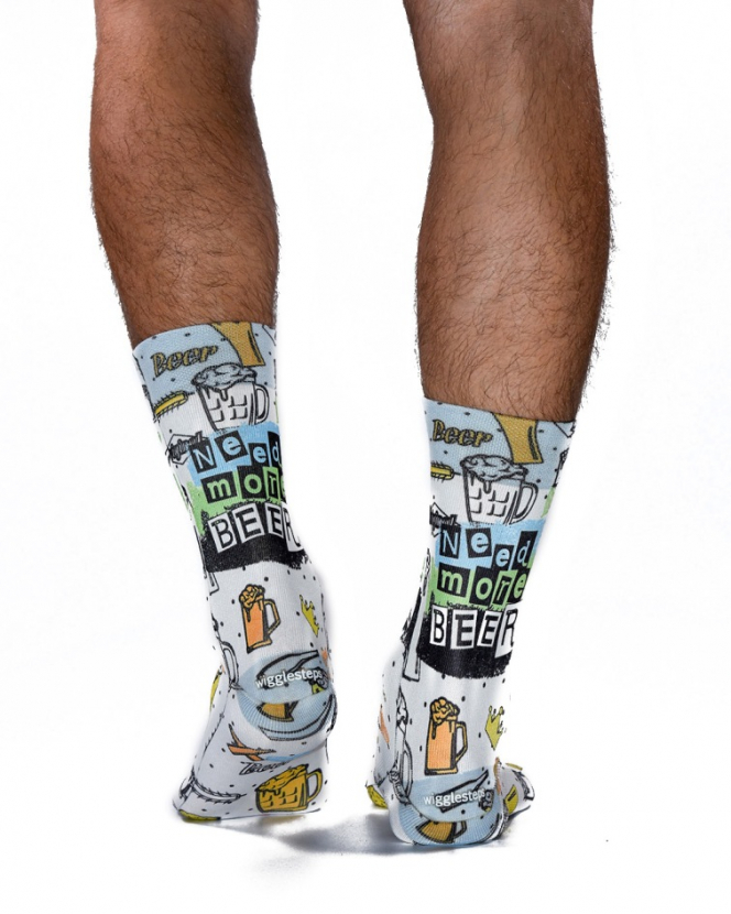 Wigglesteps Herren - Socken - Style: 03802 - Need more Beer