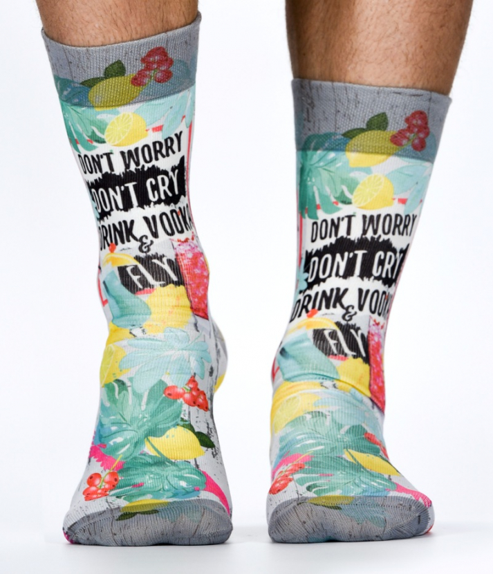 Wigglesteps Herren - Socken - Style: 04001 - Vodka hilft :-)