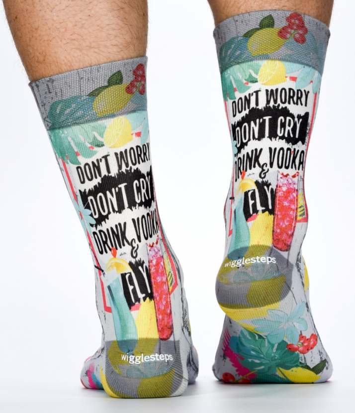 Wigglesteps Herren - Socken - Style: 04001 - Vodka hilft :-)