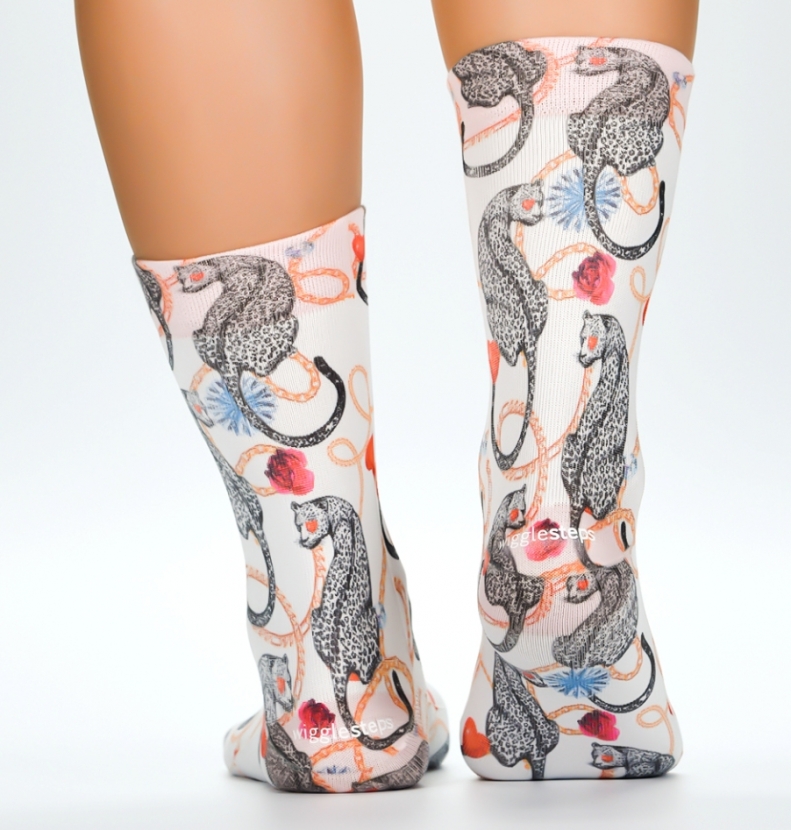 Wigglesteps Damen - Socken - Style: 04070 - Jewelcat