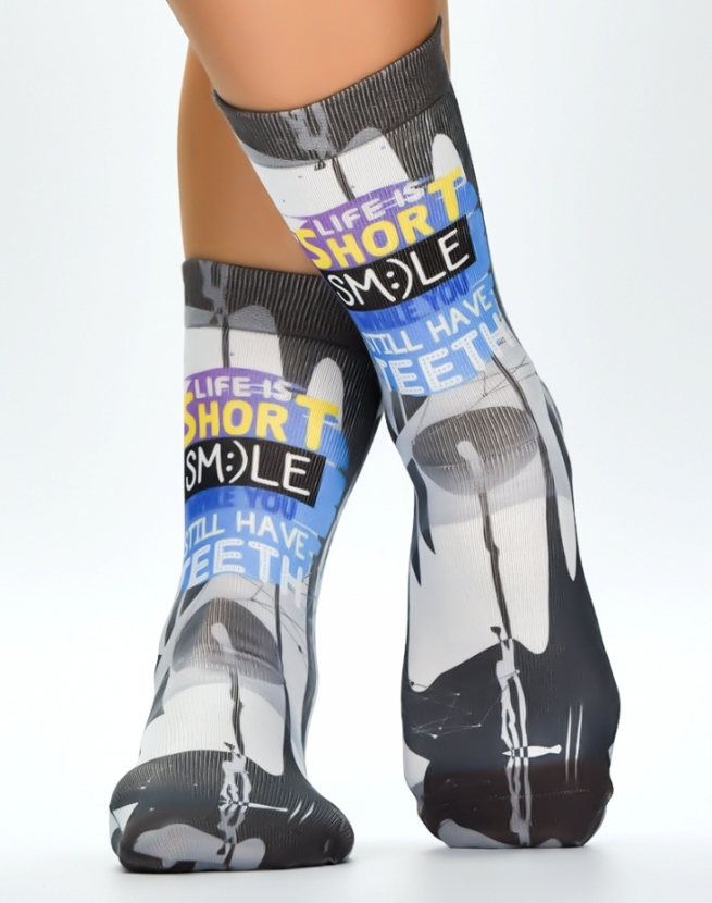Wigglesteps Damen - Socken - Style: 04097 - life is short