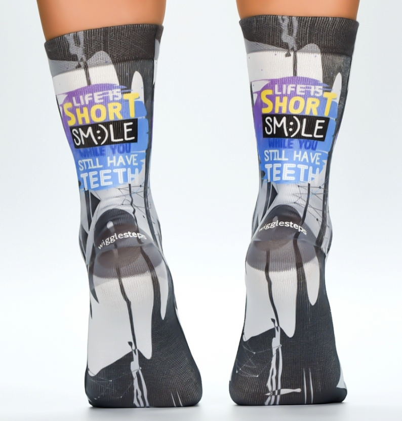 Wigglesteps Damen - Socken - Style: 04097 - life is short