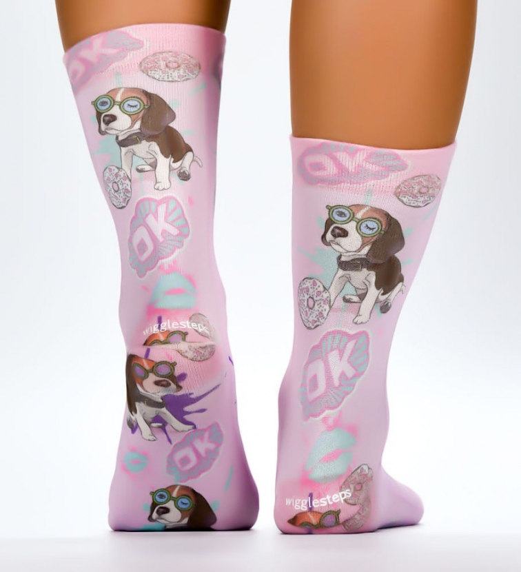 Wigglesteps Damen - Socken - Style: 04257 - Puppy Pink