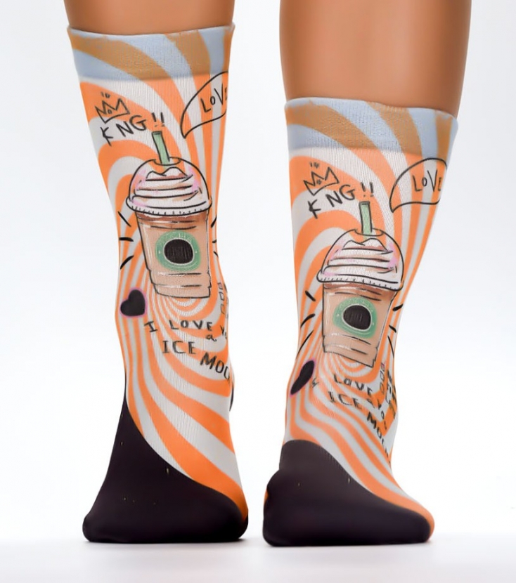 Wigglesteps Damen - Socken - Style: 04261 - Coffee to Go