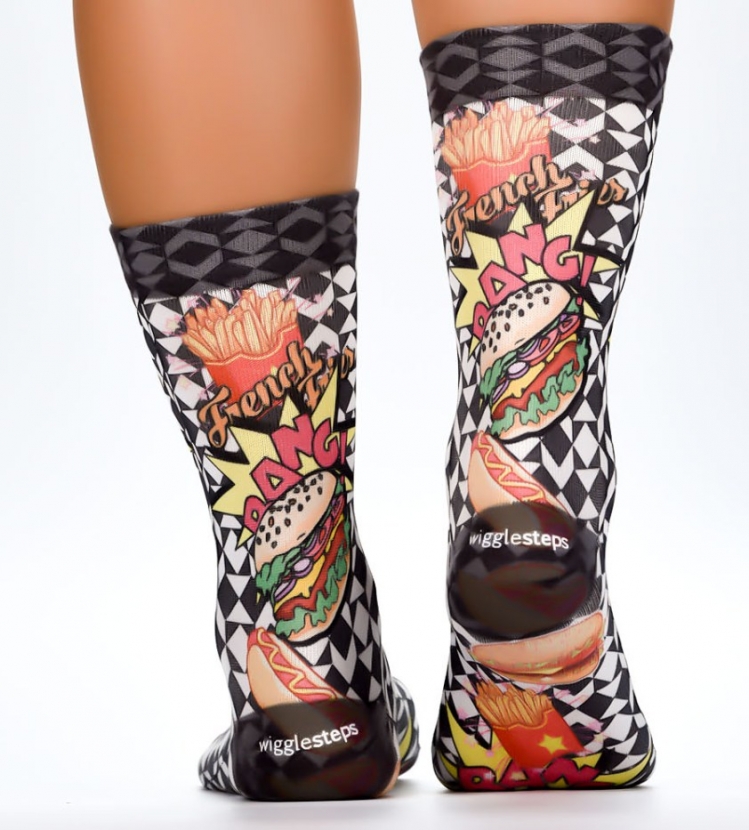 Wigglesteps Damen - Socken - Style: 04263 - Burger Bang