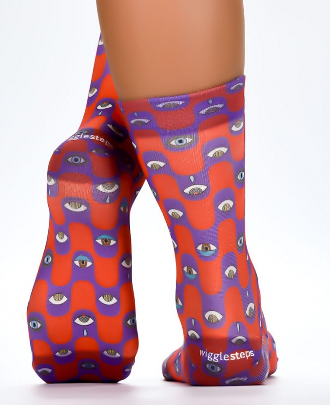 Wigglesteps Damen - Socken - Style: 04266 - Red Eye