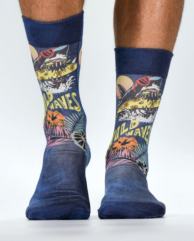 Wigglesteps Herren - Socken - Style: 04360 - Wild Waves