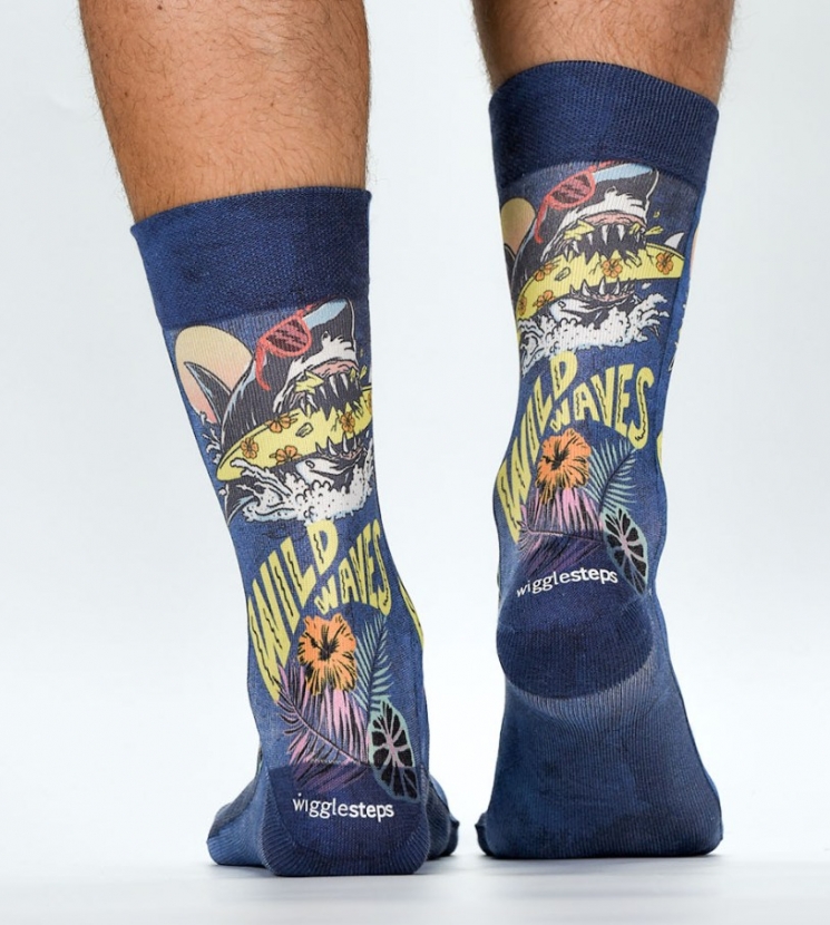 Wigglesteps Herren - Socken - Style: 04360 - Wild Waves