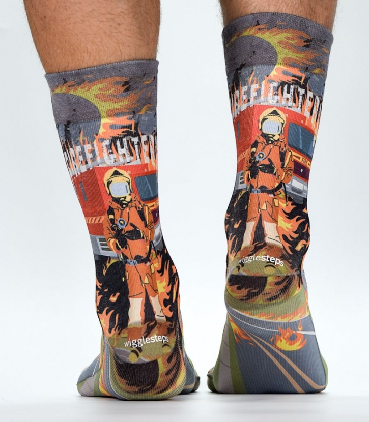 Wigglesteps Herren - Socken - Style: 04380 - Feuerwehr