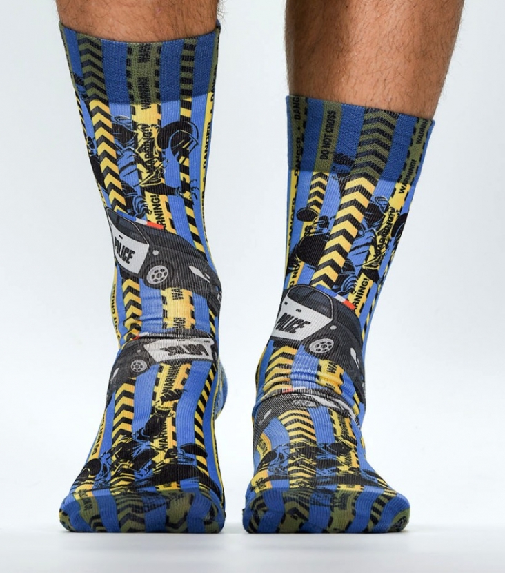 Wigglesteps Herren - Socken - Style: 04381 - Polizei