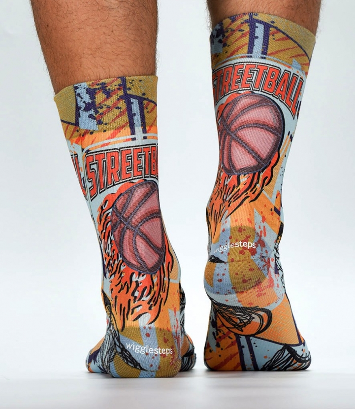 Wigglesteps Herren - Socken - Style: 04386 - Streetball