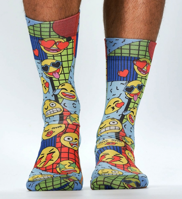 Wigglesteps Herren - Socken - Style: 04393 - Emoji
