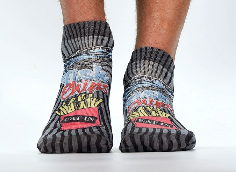 Wigglesteps Herren - Quarter - Style: 04437 - Fish Black