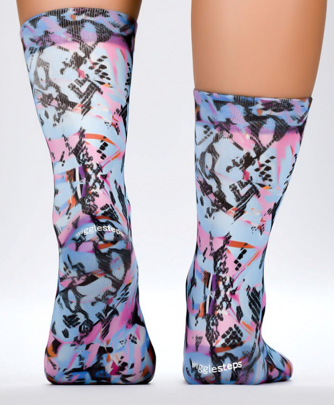 Wigglesteps Damen - Socken - Style: 04511 - Blue Paint Skin
