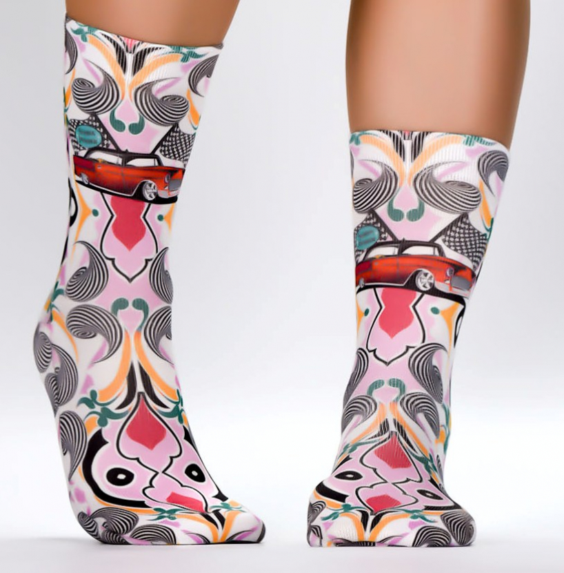 Wigglesteps Damen - Socken - Style: 04525 - Super Power