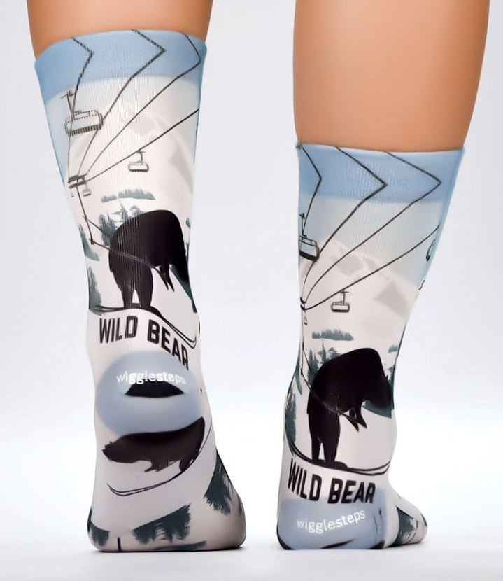 Wigglesteps Damen - Socken - Style: 04537 - Ski Bär