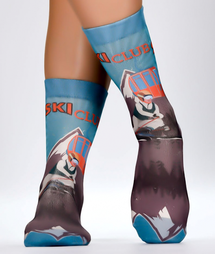 Wigglesteps Damen - Socken - Style: 04538 - Ski Club