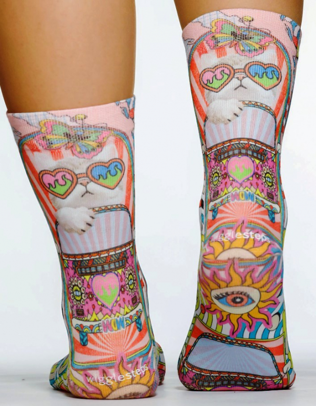 Wigglesteps Damen - Socken - Style: 04743 - Hippe Cat