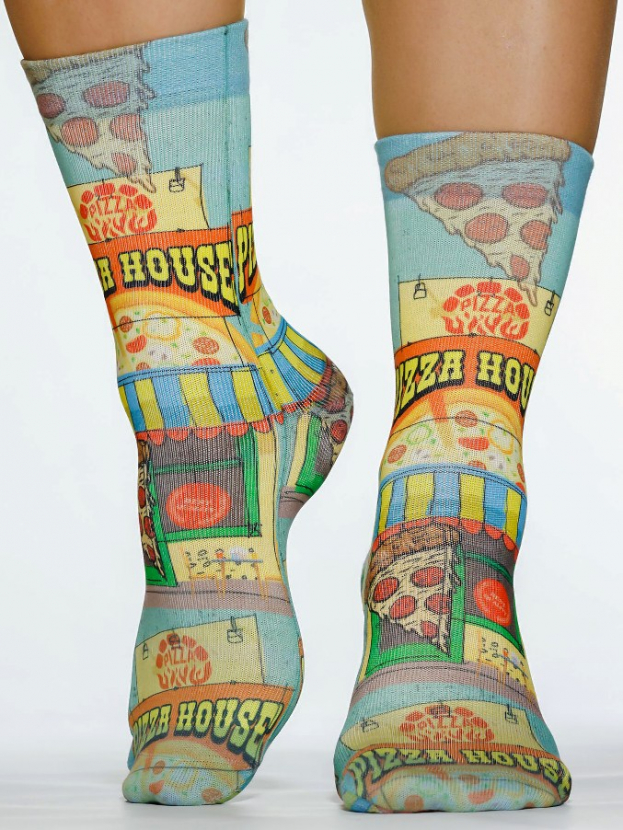 Wigglesteps Damen - Socken - Style: 04764 - Pizza House
