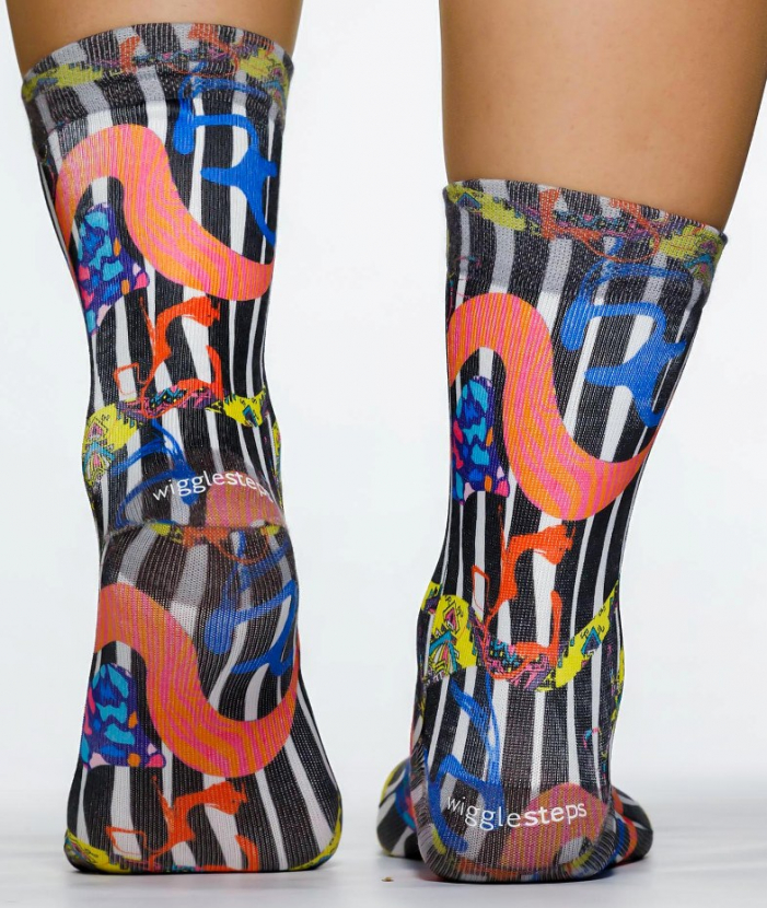 Wigglesteps Damen - Socken - Style: 04782 - Grafik Stripe