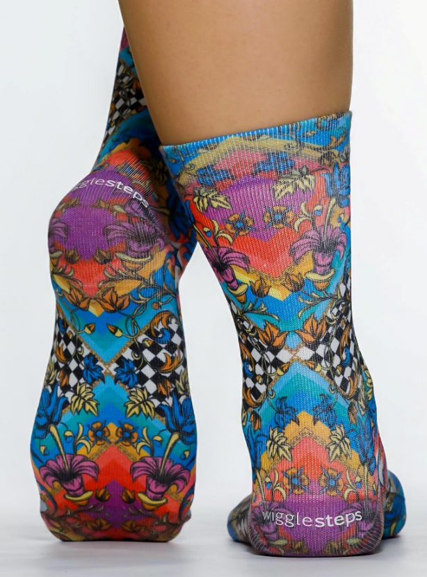 Wigglesteps Damen - Socken - Style: 04790 - Flowerart