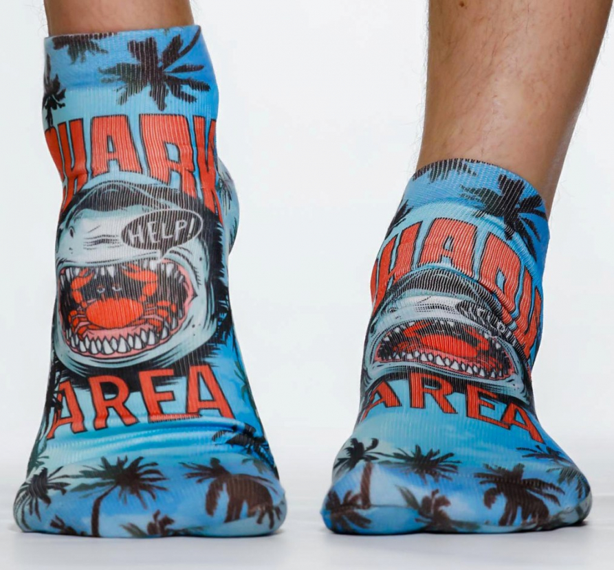 Wigglesteps Herren - Quarter - Style: 04806 - Shark Area