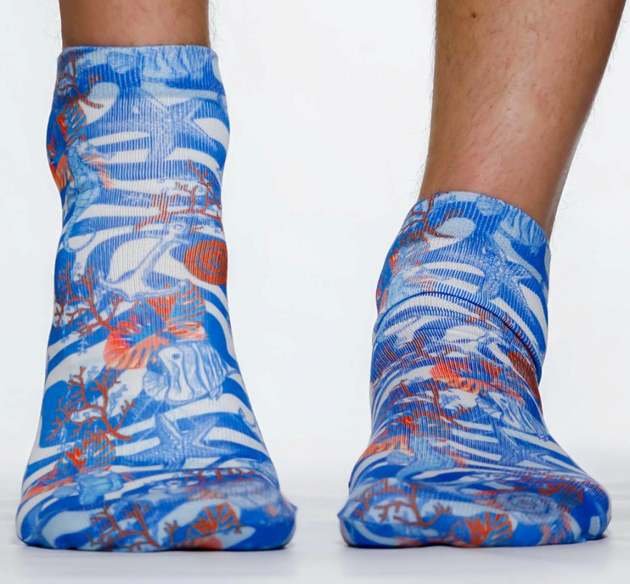Wigglesteps Herren - Quarter - Style: 04814 - Blue Sea