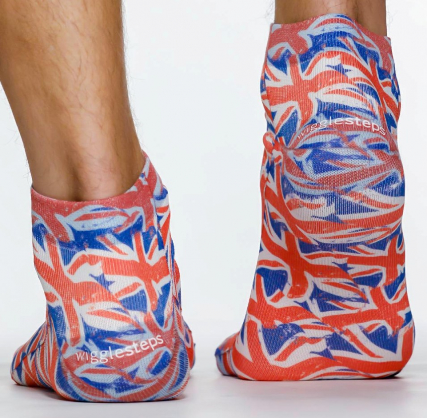 Wigglesteps Herren - Quarter - Style: 04816 - Flag
