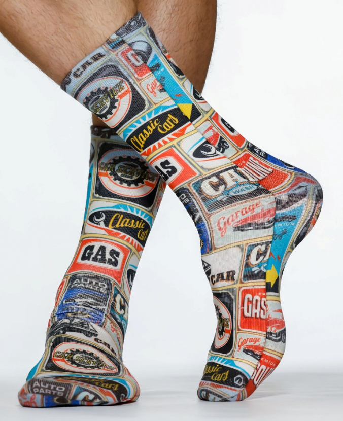 Wigglesteps Herren - Socken - Style: 04825 - Car Service