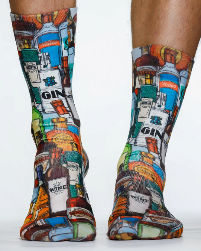 Wigglesteps Herren - Socken - Style: 04834 - noch mehr Alkohol
