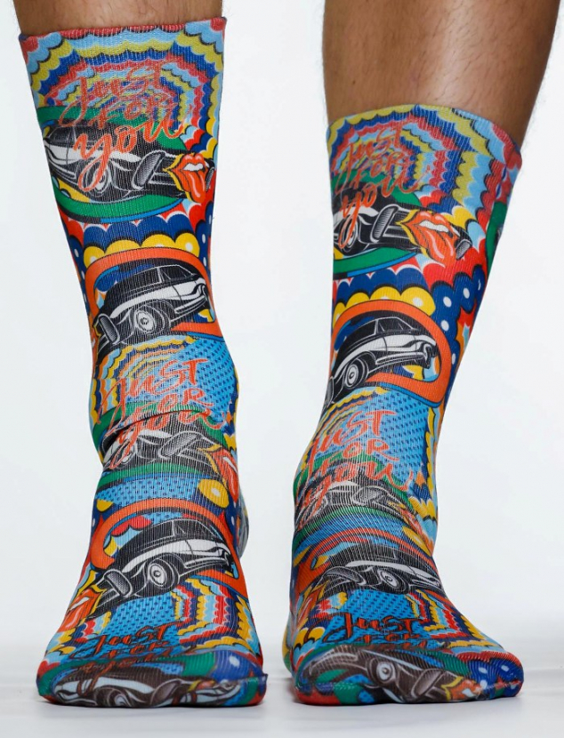 Wigglesteps Herren - Socken - Style: 04843 - Autoliebe