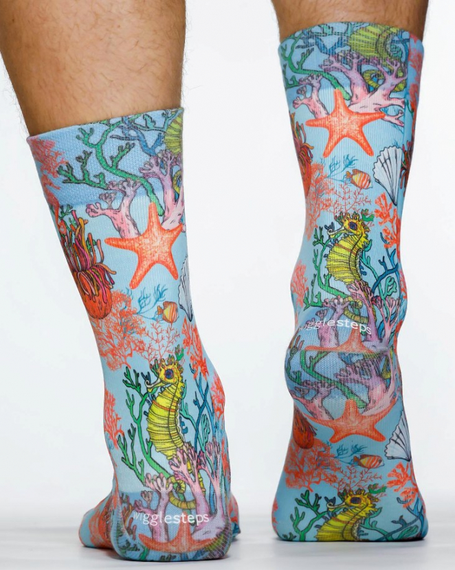 Wigglesteps Herren - Socken - Style: 04857 - Seestern