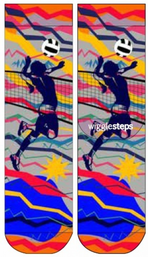 Wigglesteps Damen - Socken - Style: 04917 - Volleyball