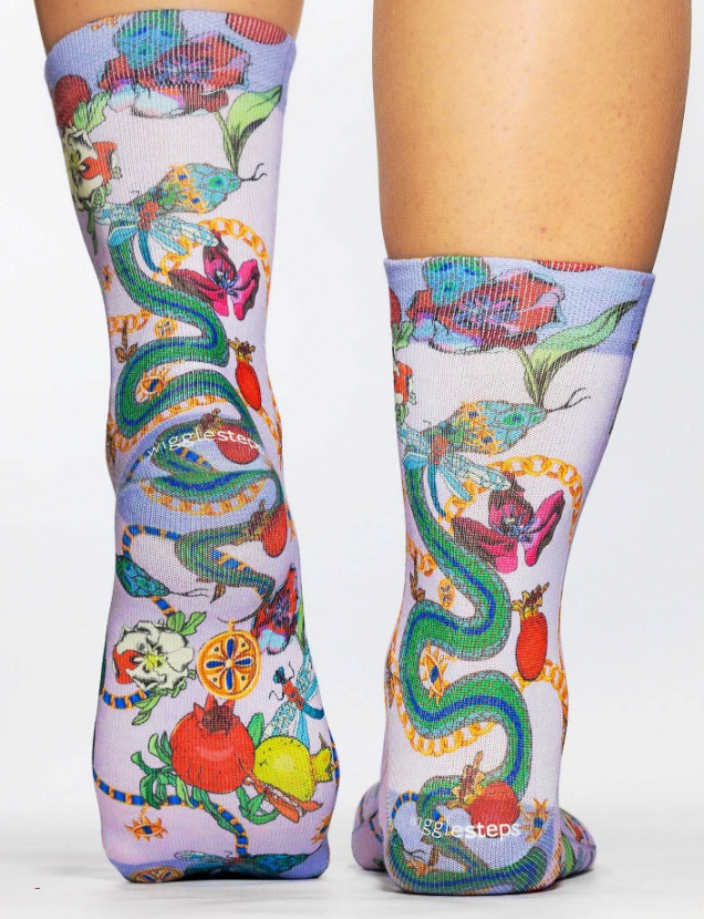 Wigglesteps Damen - Socken - Style: 04946 - Snake Chain II