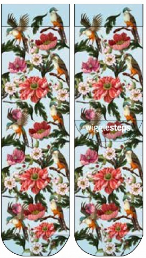 Wigglesteps Damen - Socken - Style: 04948 - Vintage Garden